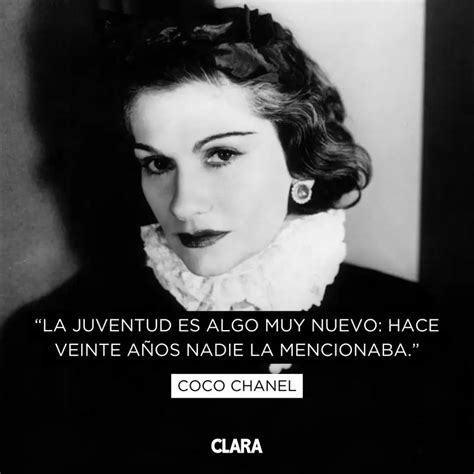 25 frases de Coco Chanel inspiradoras y elegantes .